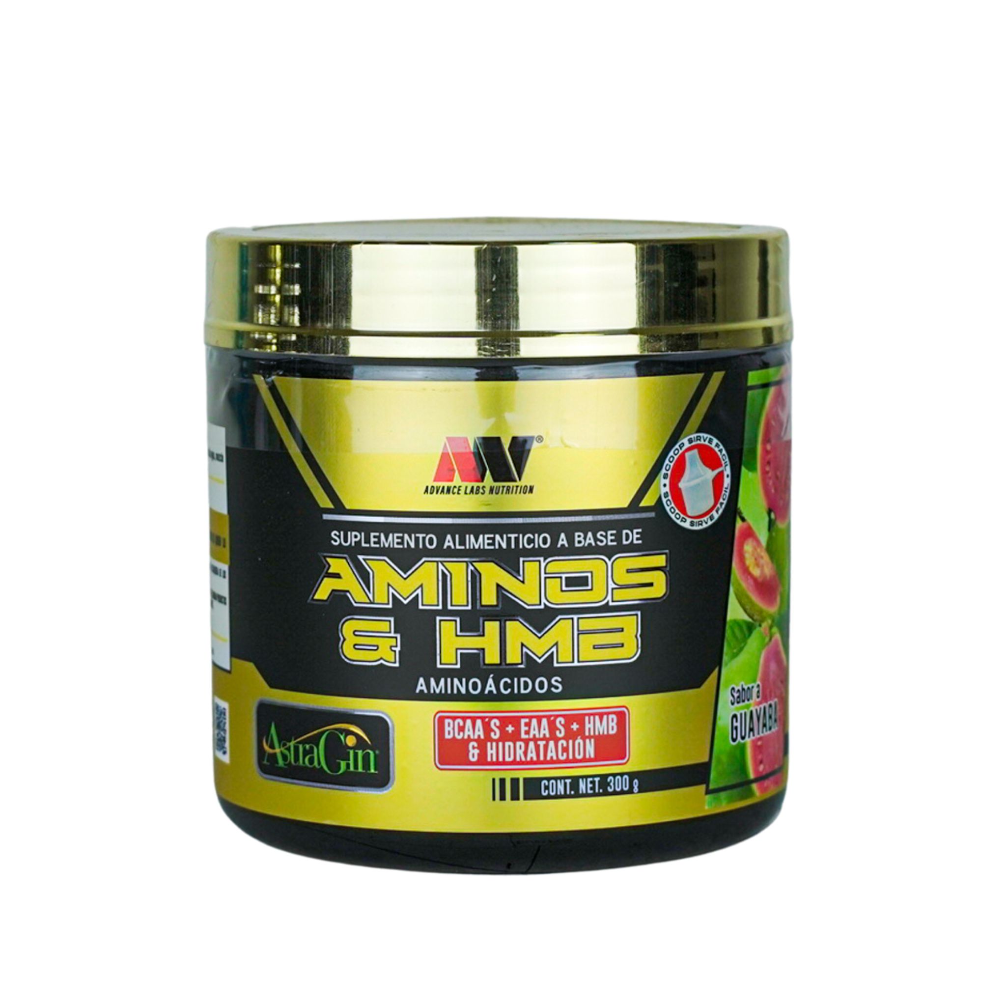 Advance Nutrition | Aminos & HMB con Astragin® - Guayaba - 30 Servicios