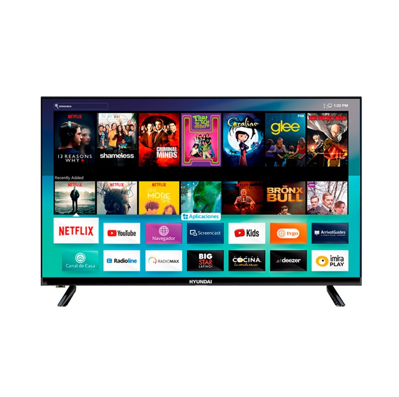 Pantalla Hyundai HYLED3244NIM Smart TV 32 Pulgadas.