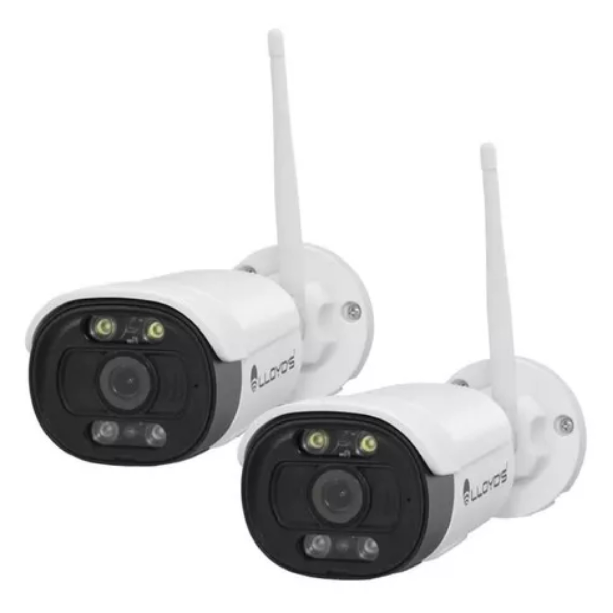 Set de Cámaras Lloyd's WiFi 2 pzas Blanco LC-1315.