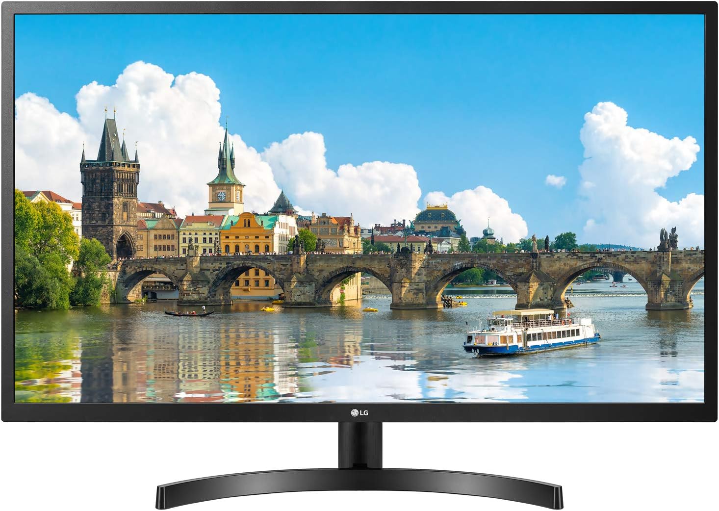 LG 32MN600P-B Monitor IPS Full HD 1920 x 1080 de 31.5 pulgadas con AMD FreeSync con puerto de pantalla y entradas HDMI