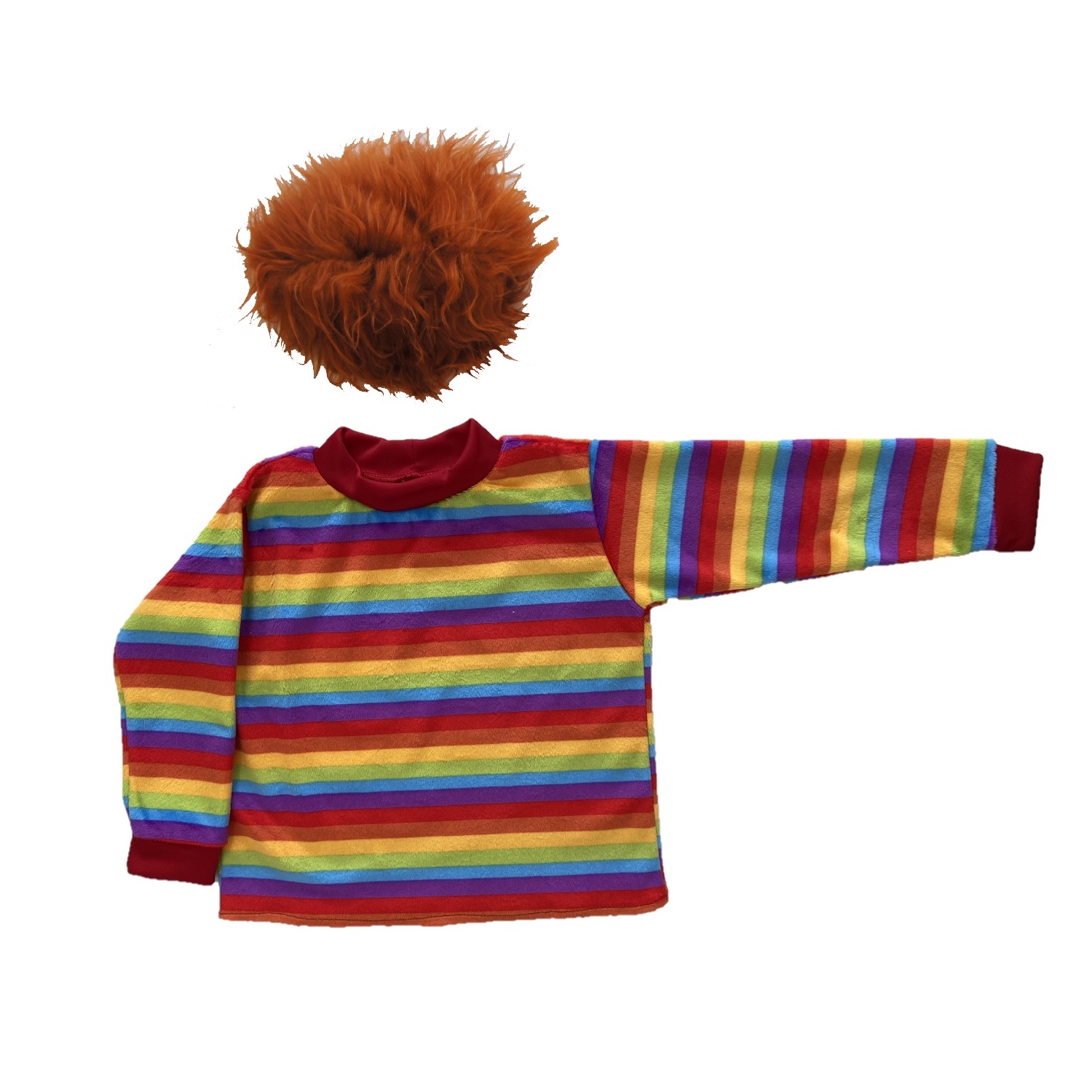 Cosplay - Disfraz de Halloween - Traje de Muñeco con Peluca - Disfraces para Bebés y Niños.