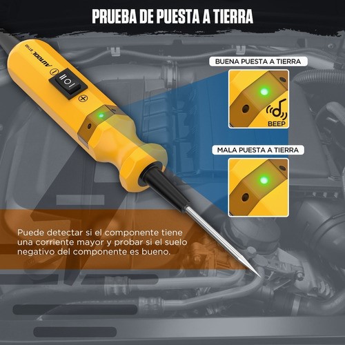 Probador De Circuito Auto 6-24v Prueba De Polaridad/tierra.