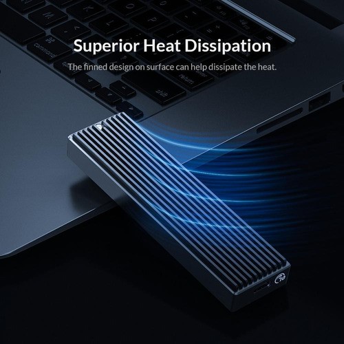 Carcasa Orico M.2 Nvme Usb C Gen2 10gbps Pcie Ssd.