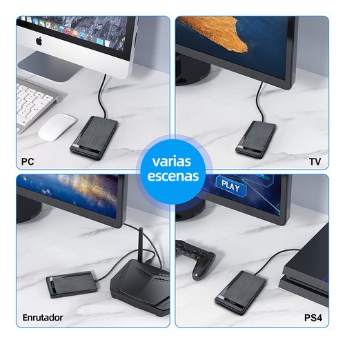 Gabinete Carcasa Disco Duro Externo Acsentron Usb 3 Sata 2.5 Adata Para Hd/ Ssd Sata 2.5 Usb 3.0.