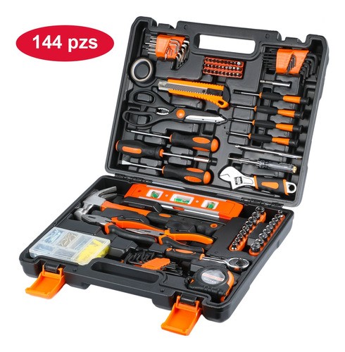 Juego De Herramientas Mecánicas Caja 144 Pzas Completos Kit.