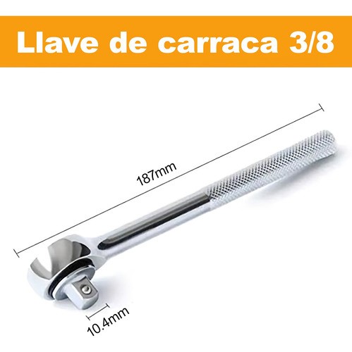 40pz Juego De Dados De Acero Conveniente Con Matraca.