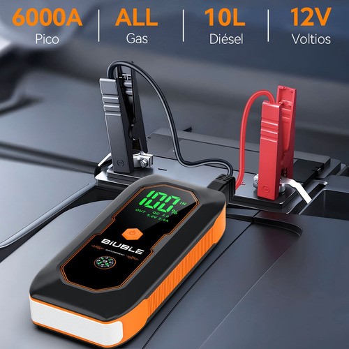 Arrancador De Batería Seguridad Para Auto Y Moto Biuble N18.