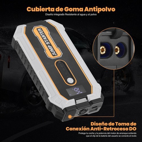 Arrancador De Batería De Coche Portátil 2000a, Jump Starter.