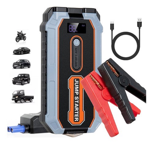 Arrancador De Batería De Coche Portátil 2000a, Jump Starter.