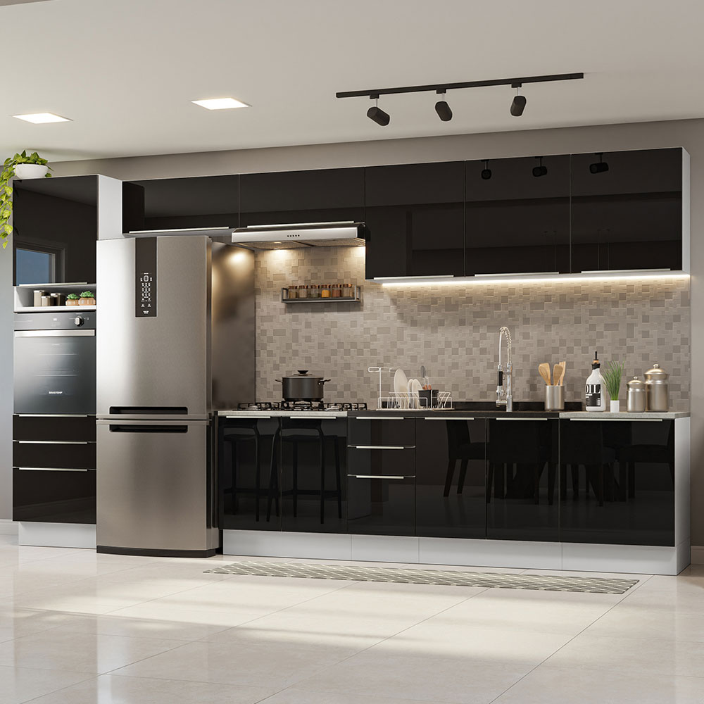 Cocina Integral Completa Modular Madesa Marcela 280cm BM 03