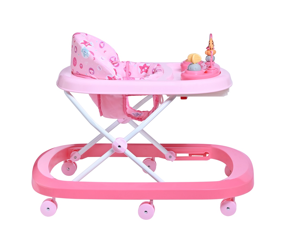 Andadera Prinsel Speedy Plegable Y Musical Rosa