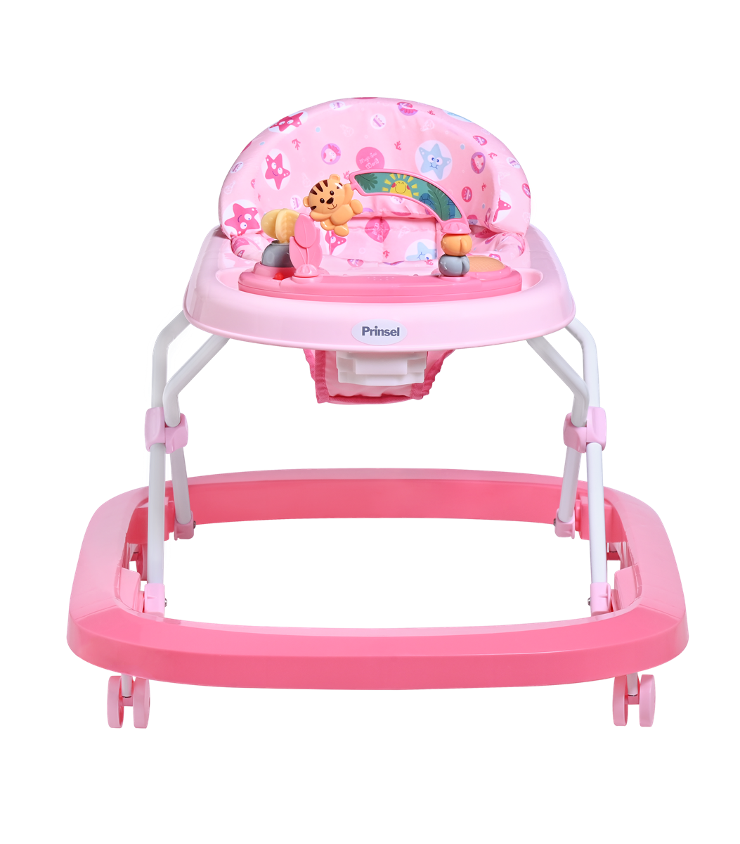 Andadera Prinsel Speedy Plegable Y Musical Rosa