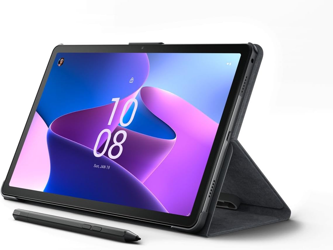 Lenovo Tab M10 Plus Gen 3 | 10.6" 2K | Qualcomm Snapdragon SDM680 | 4GB RAM, 128GB Almacenamiento Memoria Expandible | Android 12 | Dolby Atmos 