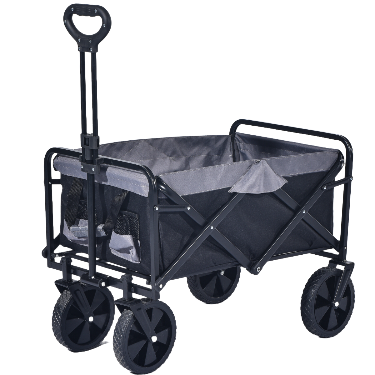 Carrito Vagón Plegable Multiusos Con Mango Resistente .
