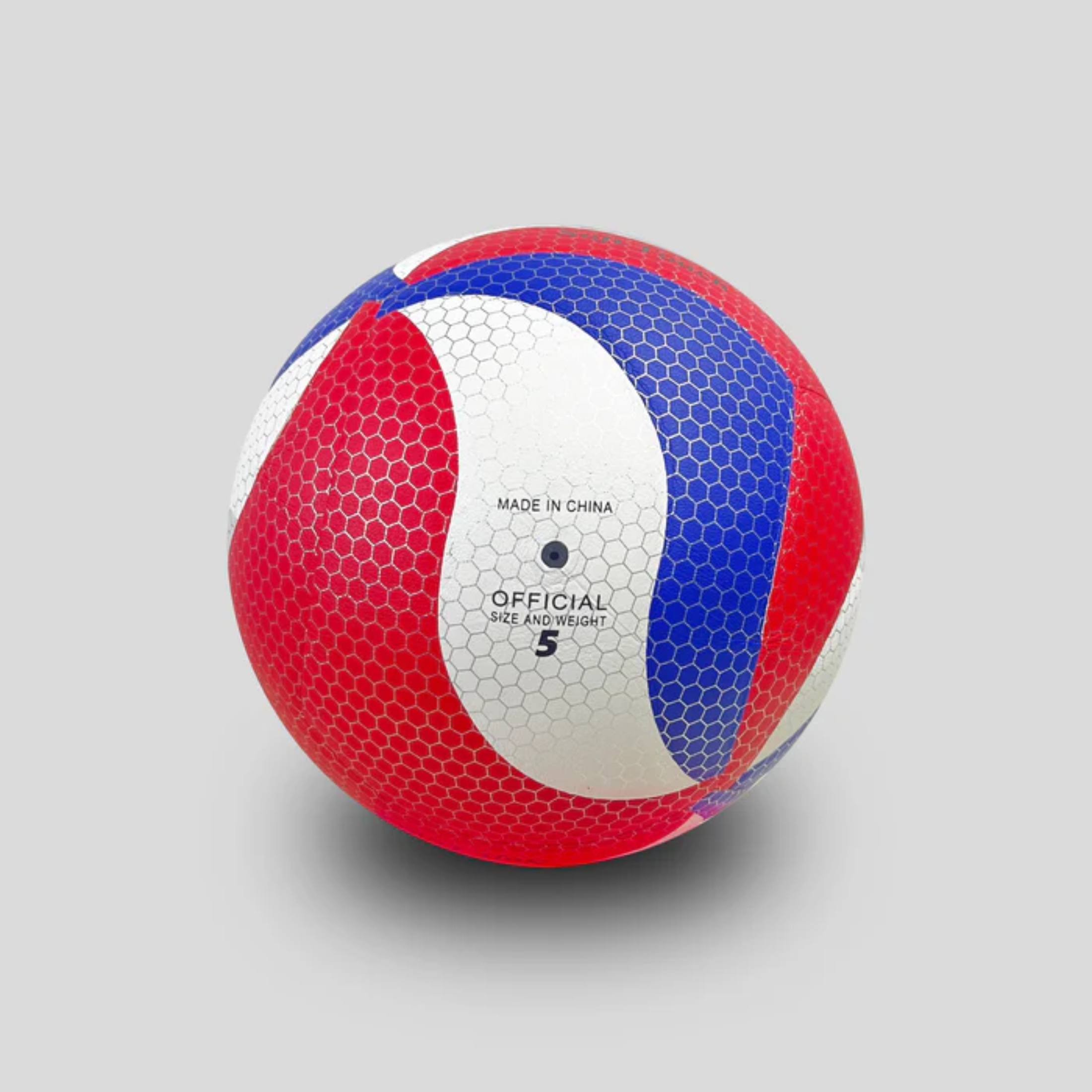 Balón De Voleibol Acojinado Tricolor.
