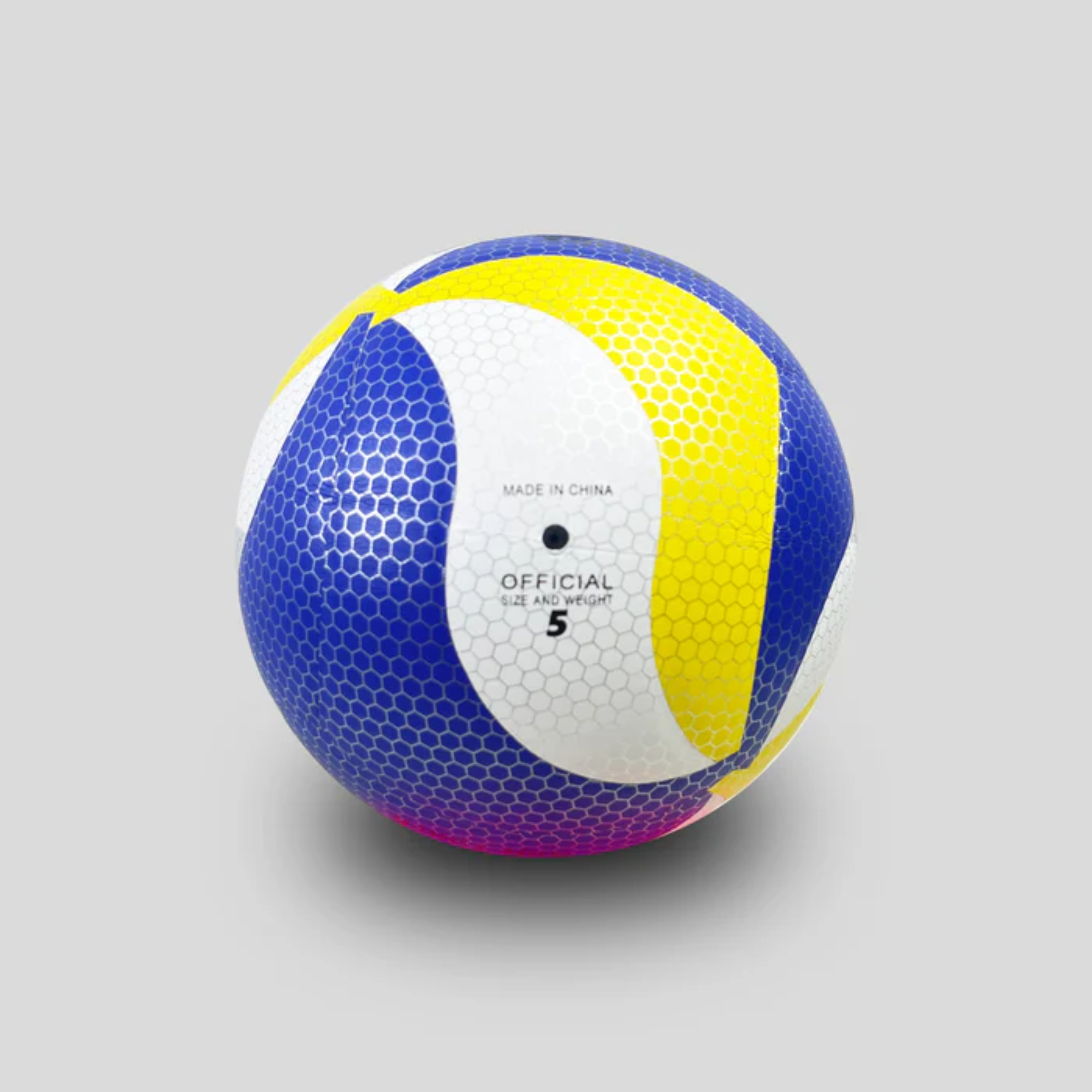 Balón De Voleibol Acojinado Tricolor.