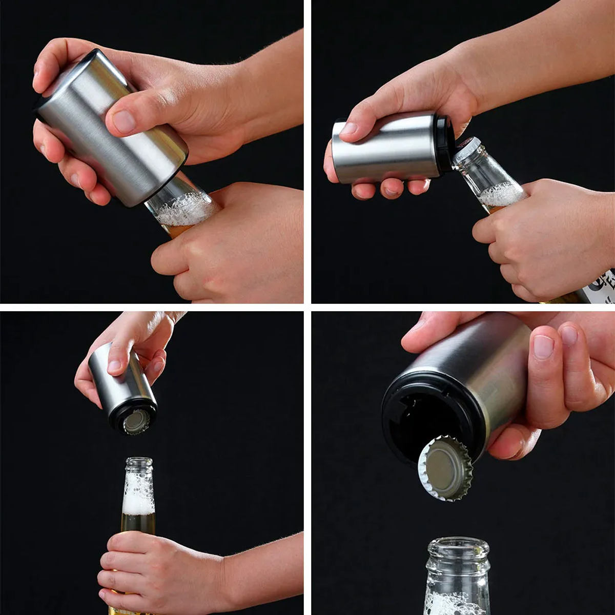 Destapador magnetico de botellas cerveza refresco