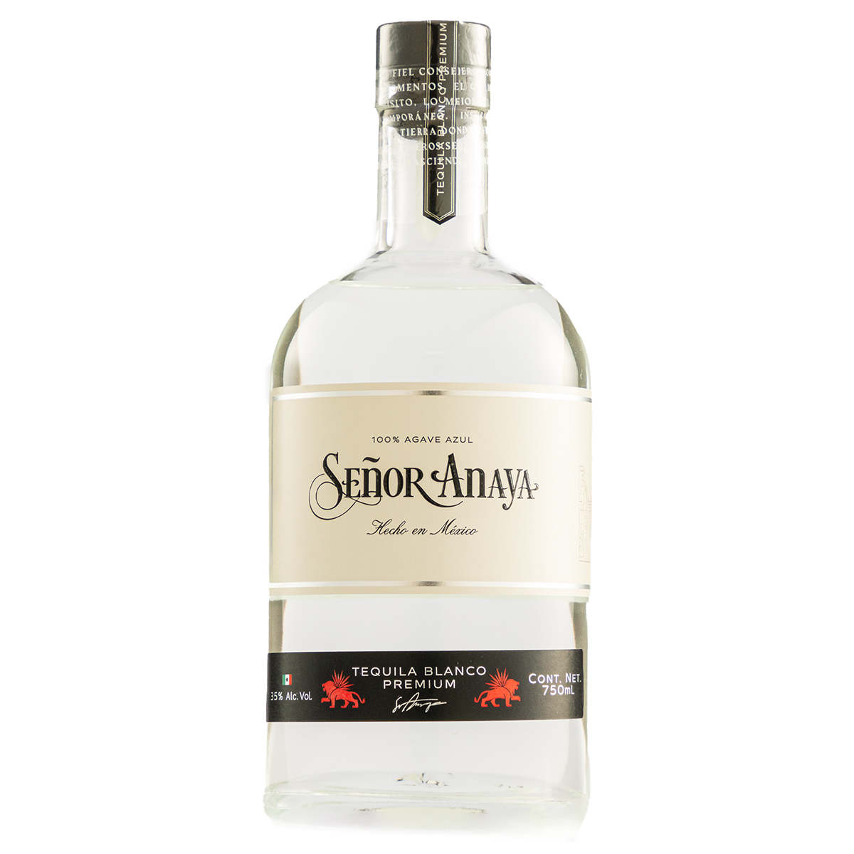 Tequila Señor Anaya Blanco Premium 750 Ml.