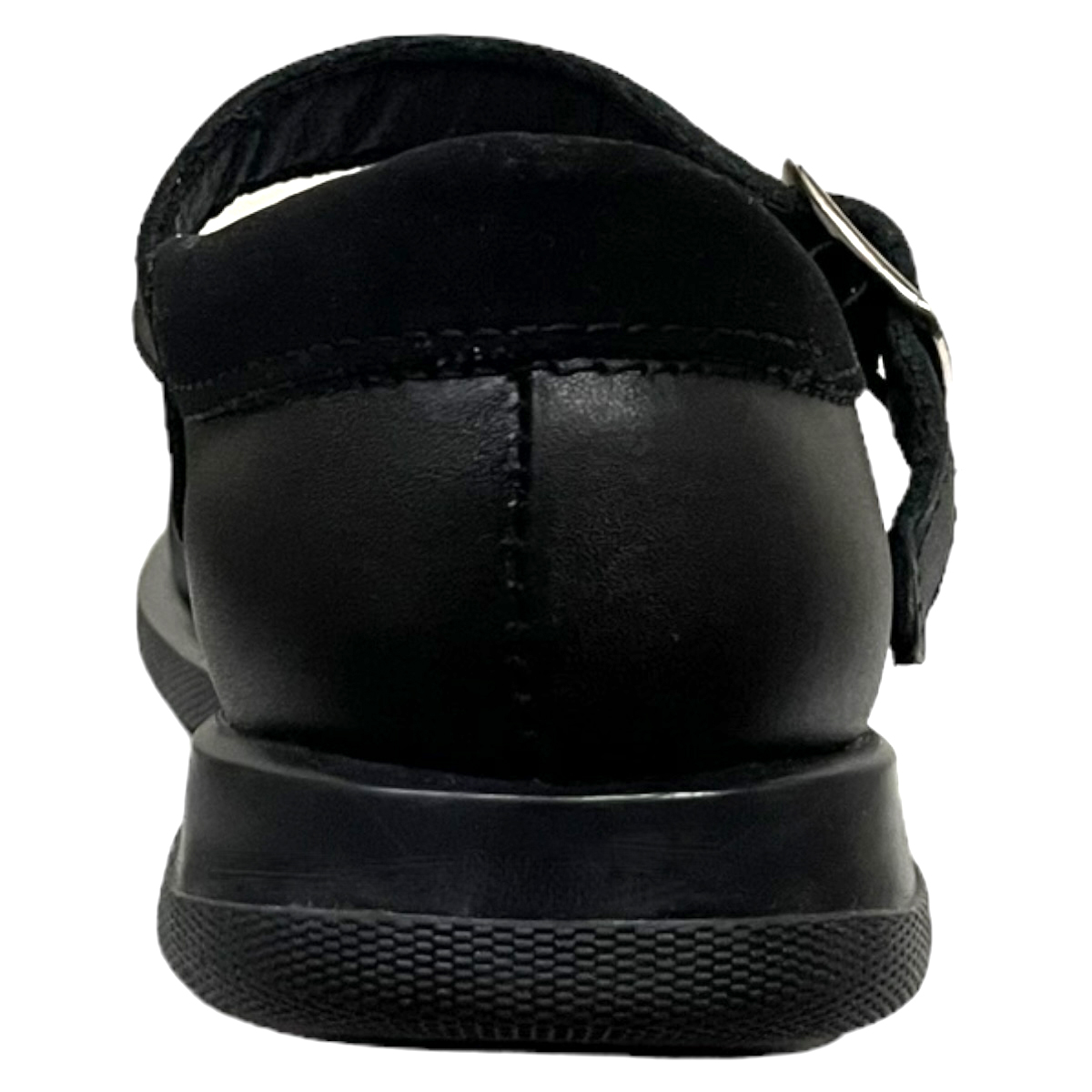 Calzado Chabelo Escolar Niña Negro Piel.