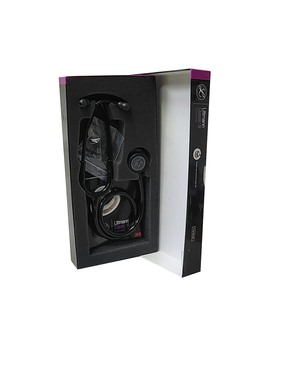 ESTETOSCOPIO ADULTO LITTMANN NEGRO BLACK EDITIÓN 3M 5803.