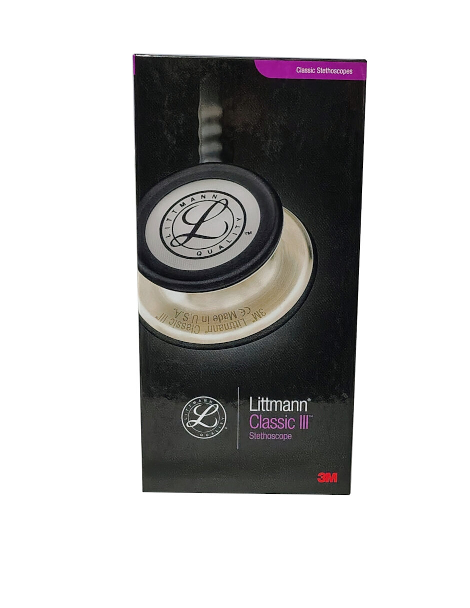 ESTETOSCOPIO ADULTO LITTMANN NEGRO BLACK EDITIÓN 3M 5803.