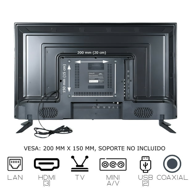 Pantalla Q Touch 32" Smart TV QN3223 Led Android.