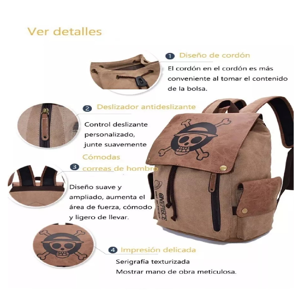 M Mochila urbana Shuang.W QT One Piece color one piece 15L.