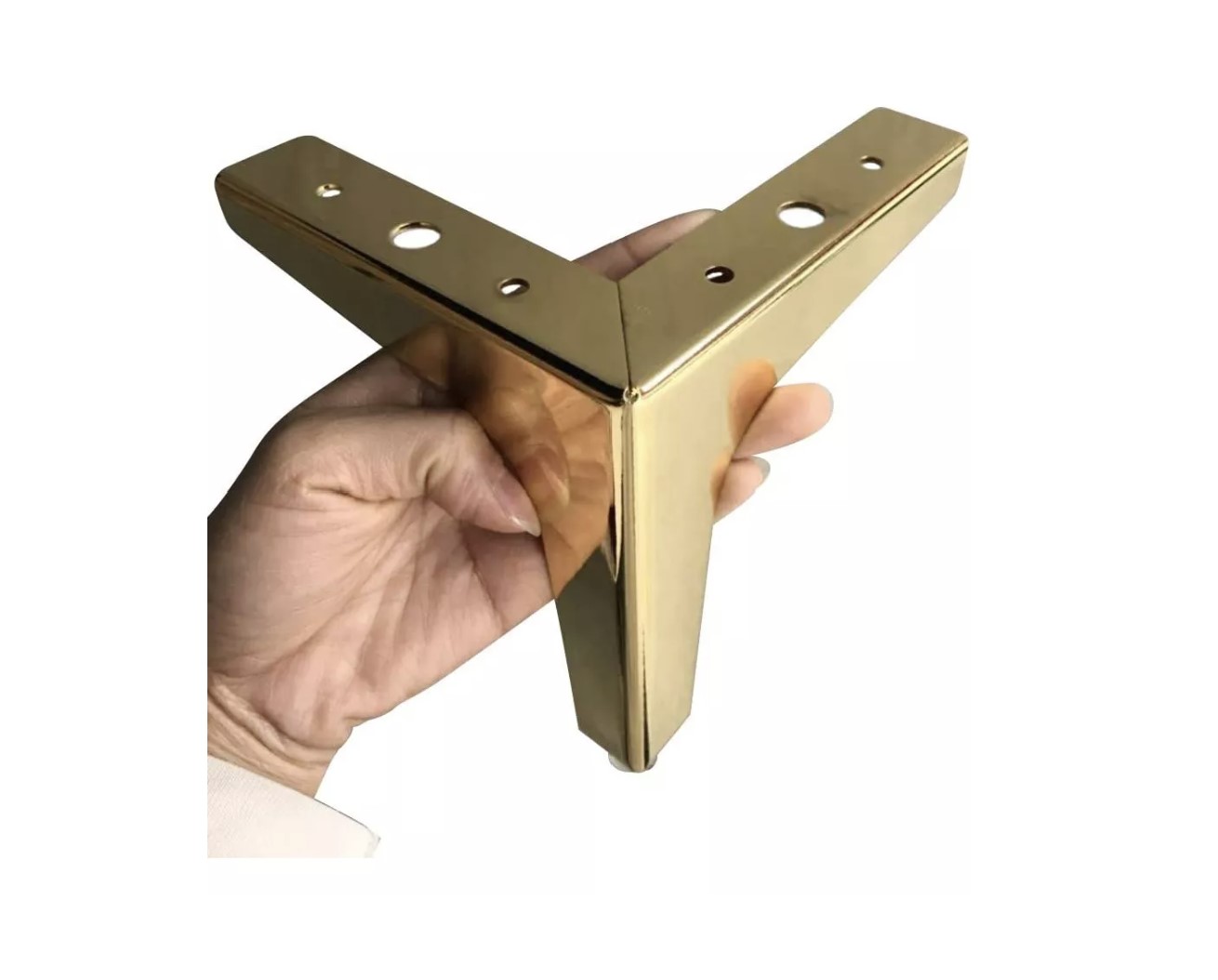 4pz Patas Para Muebles Cama Y Sofá Elevadores Apilables 13cm T