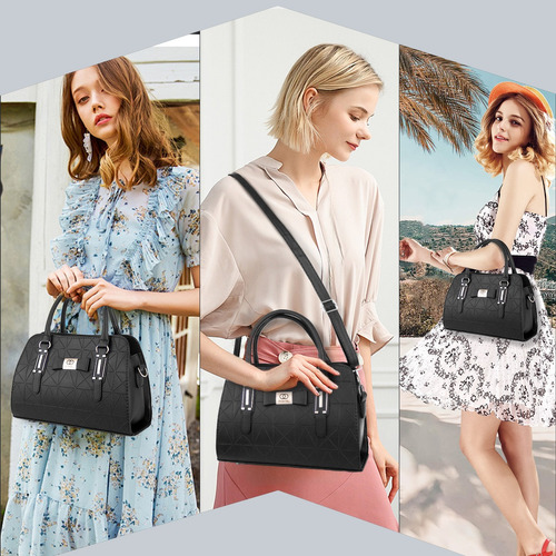 Bolsa Tote Para Mujer Bolso De Mano Con Gran Capacidad Negro