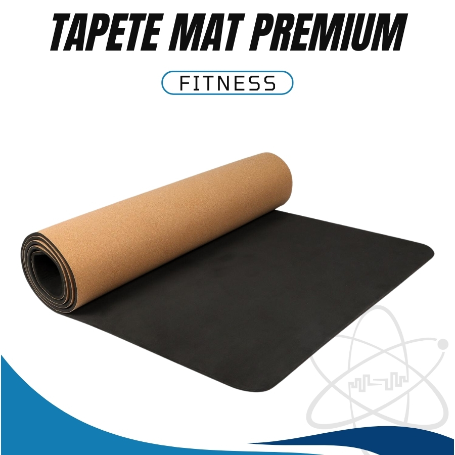 Tapete Yoga Mat De Corcho Premium Pilates Antideslizante