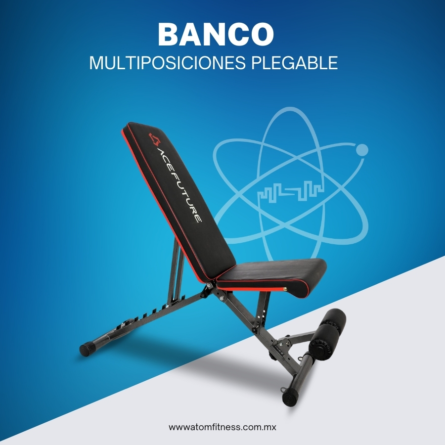 Banco Multiposiciones Plegable Ejercicio Gym En Casa