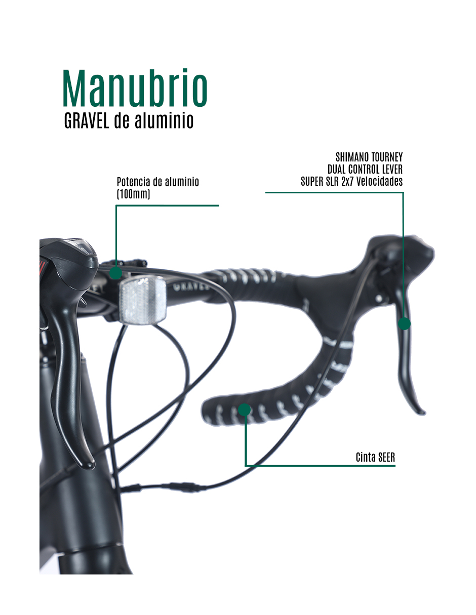 BICICLETA DE RUTA ARMSTRONG R700 56 NEGRO