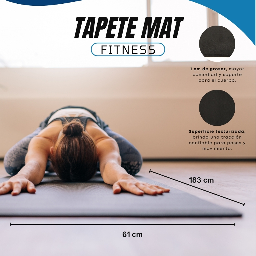Tapete Yoga Mat De Corcho Premium Pilates Antideslizante