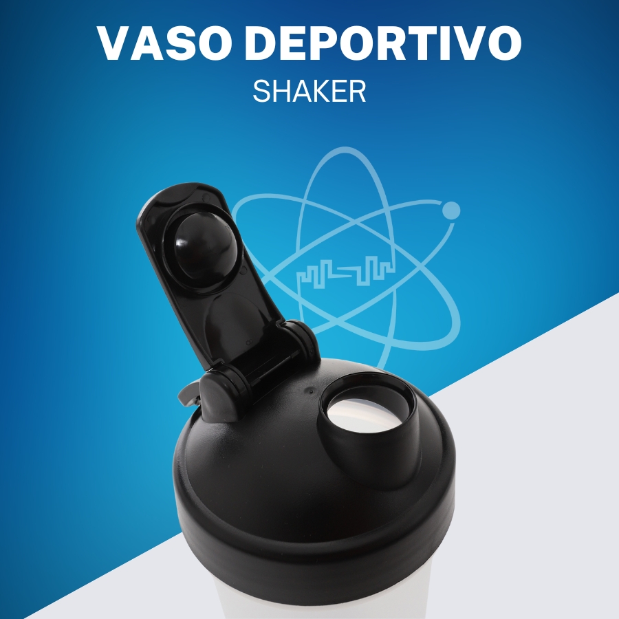 Vaso Deportivo Shaker Con Mezclador