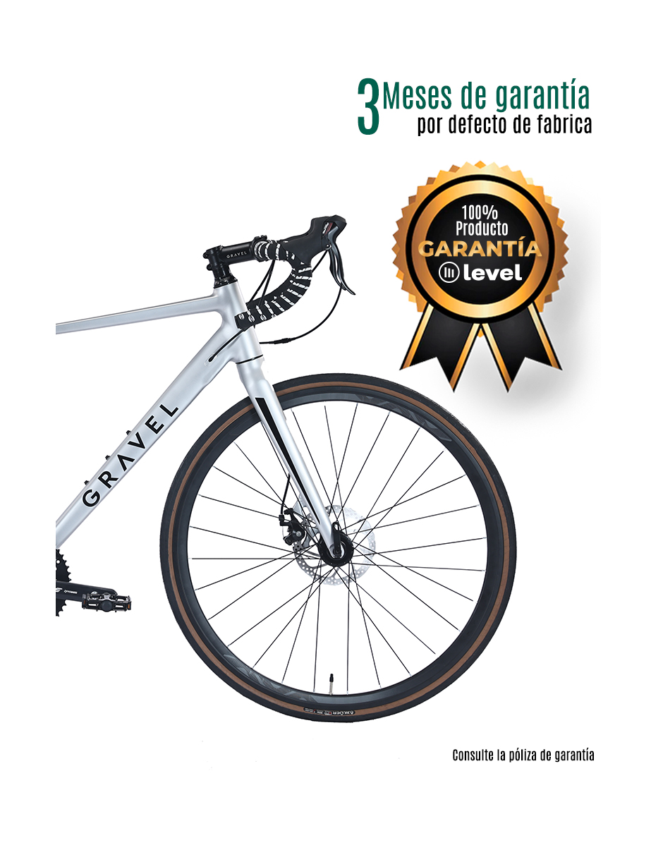 BICICLETA DE RUTA ARMSTRONG R700 54 PLATEADO