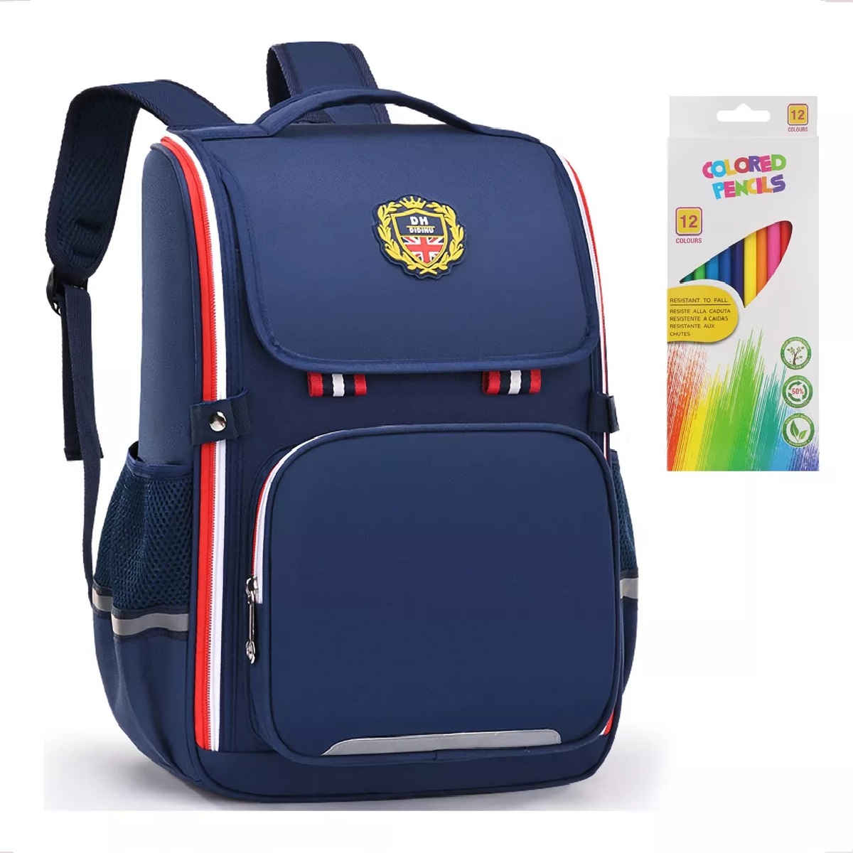 M Mochila Escolar De Gran Capacidad Para Niño Y Niña En Primaria Impermeable