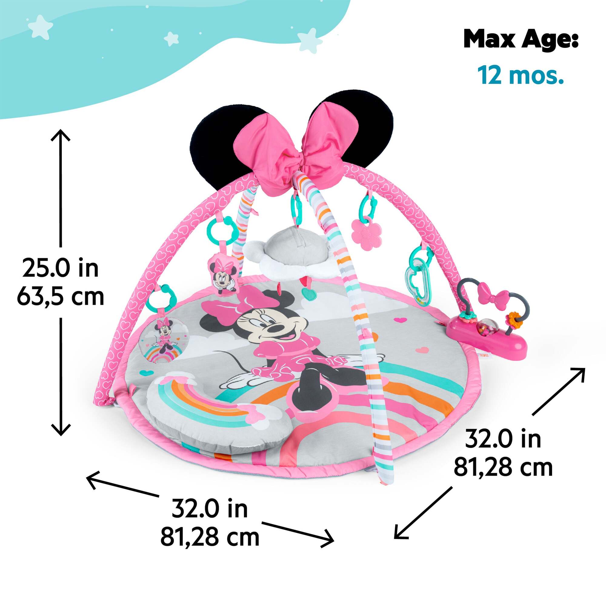 Gimnasio De Bebé Bright Starts Minnie Mouse Forever Besties