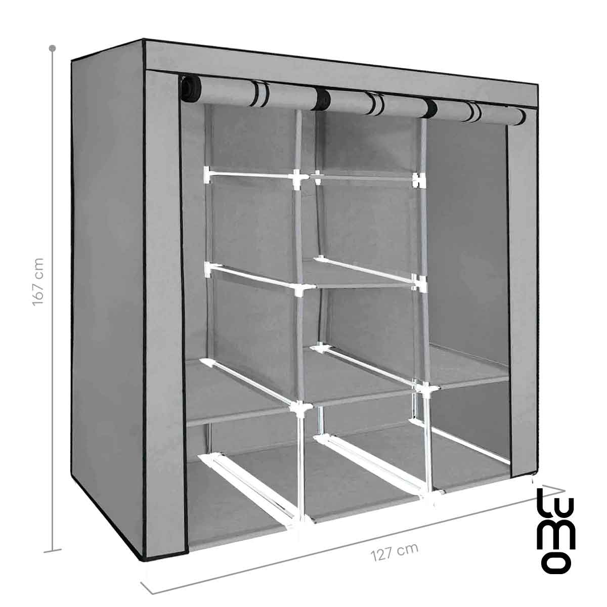 Closet Armable Ropero Guardaropa Organizador Rack Portatil ×  