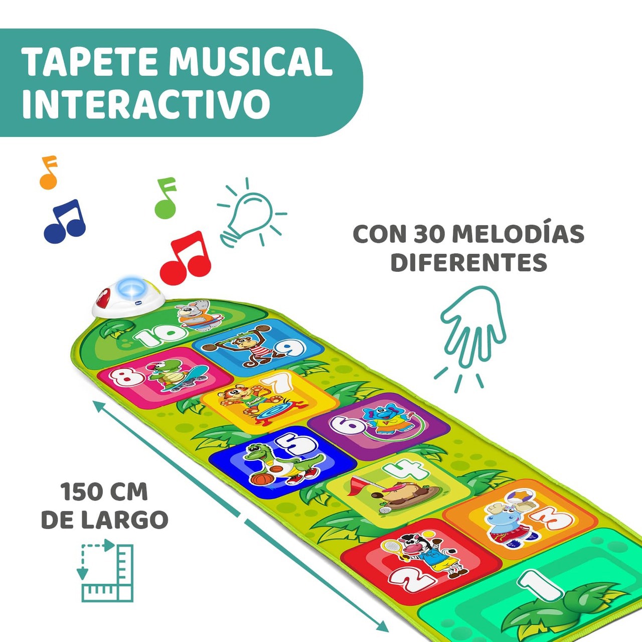 Juguete Para Niños Marca Chicco Tapete Didactico Interactiva