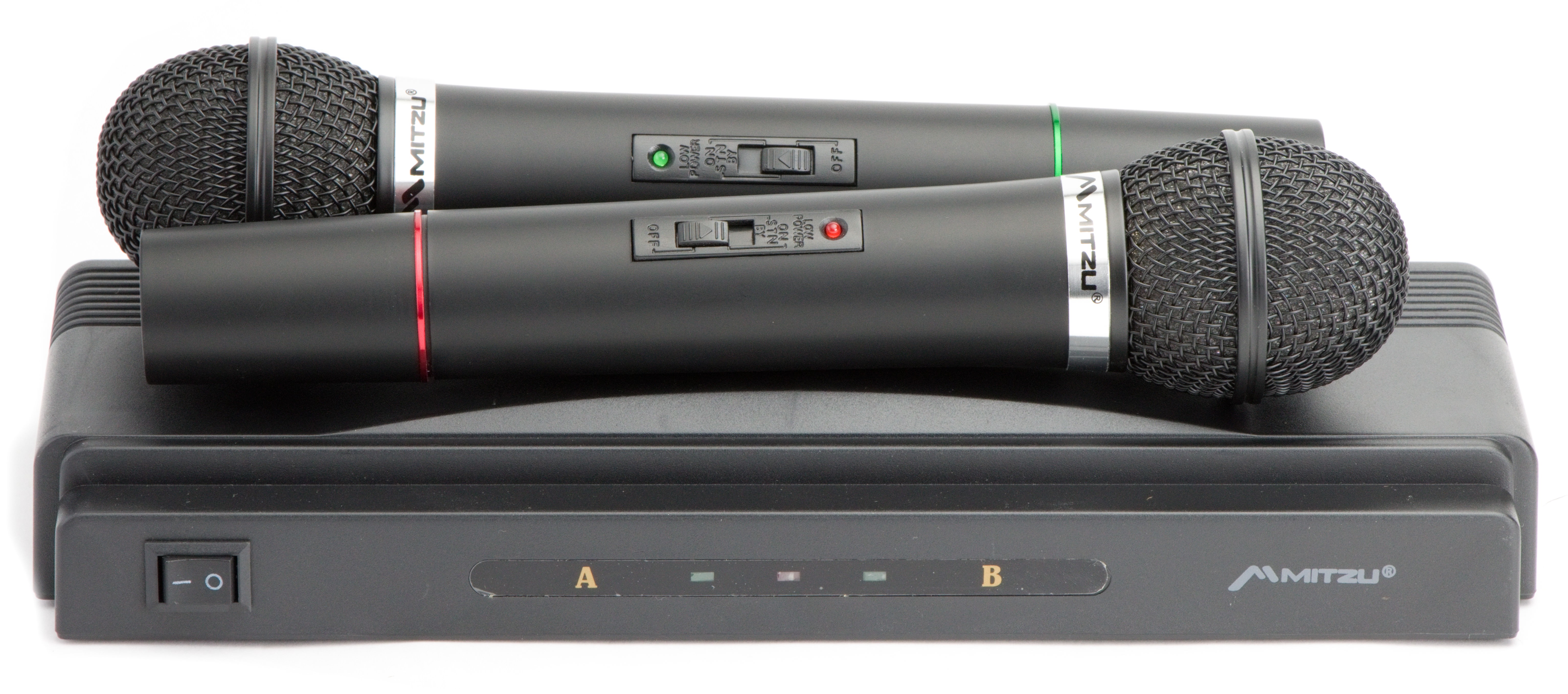Microfonos Mitzu Digital Karaoke  Alcance 50m 12-3002