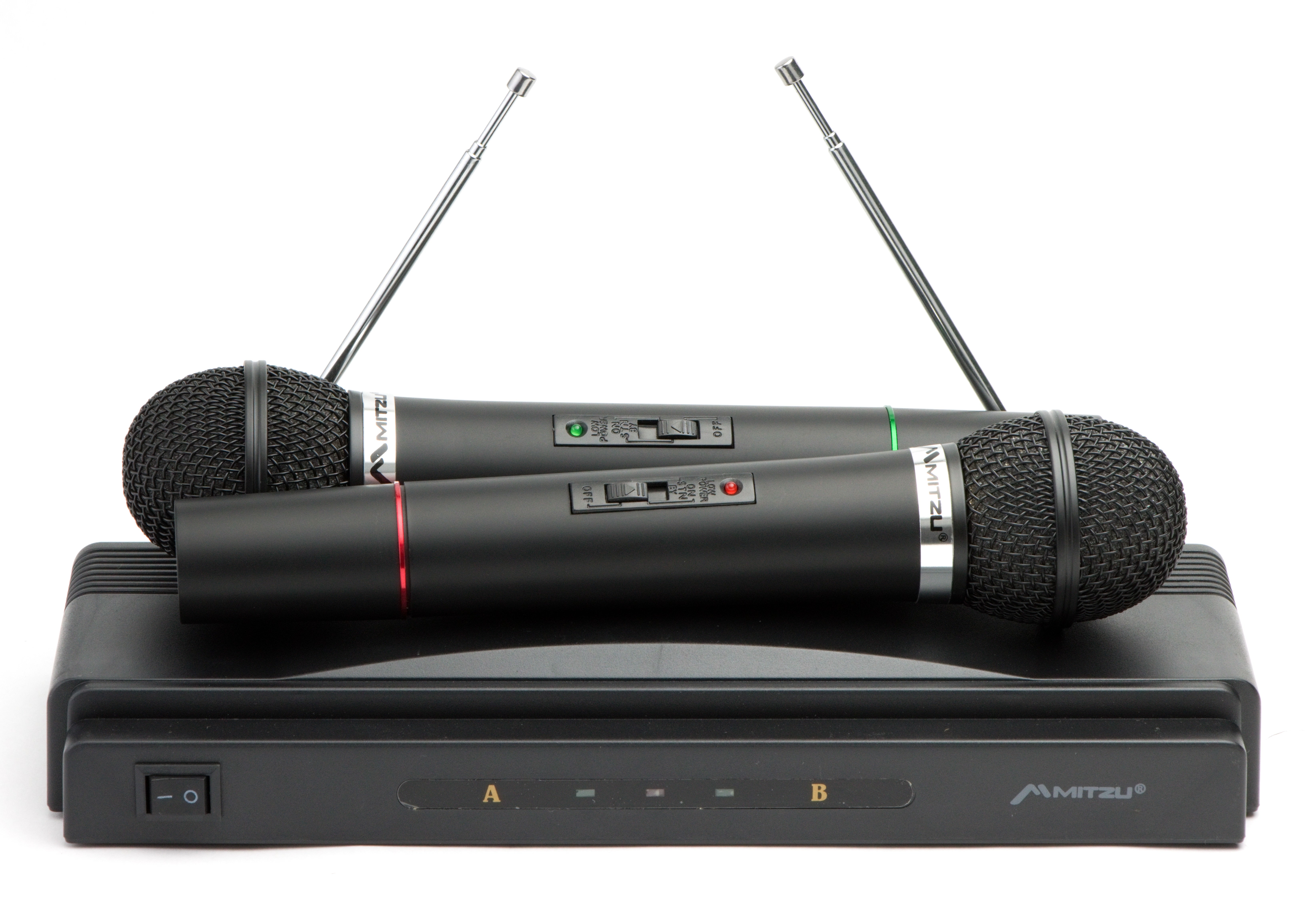 Microfonos Mitzu Digital Karaoke  Alcance 50m 12-3002