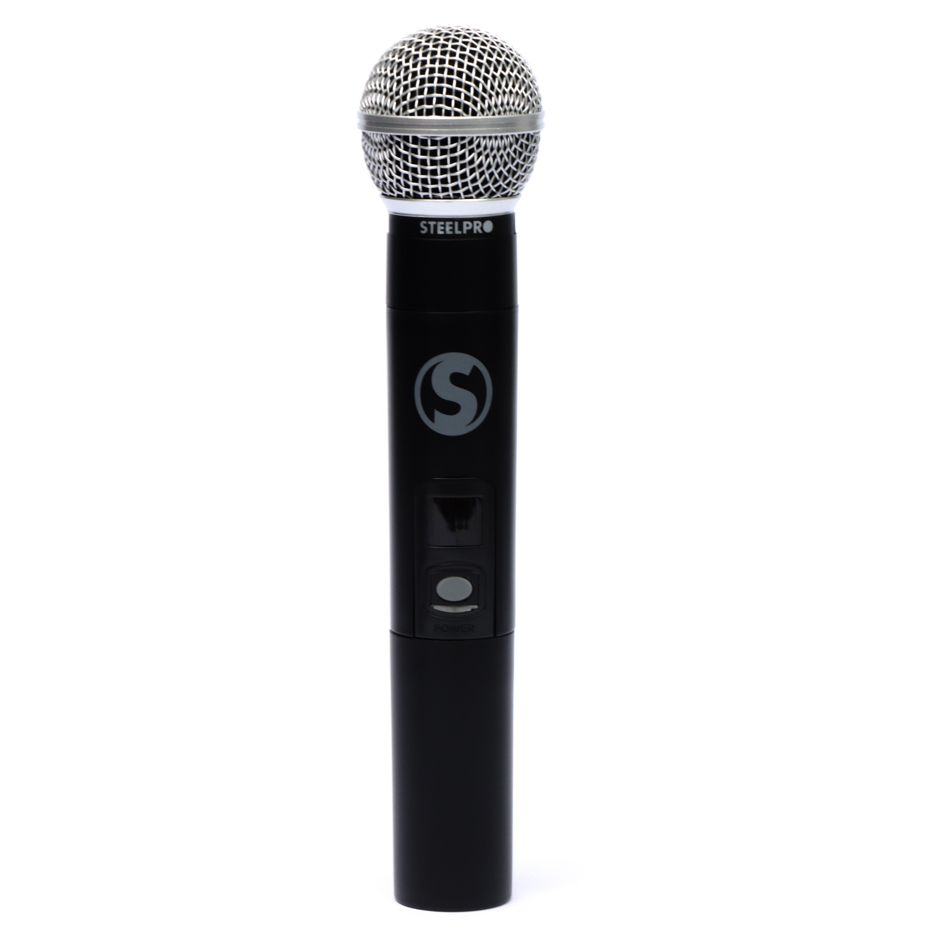 Steelpro - Micrófono Profesional - Inalambrico - Uhf-607 Color Negro
