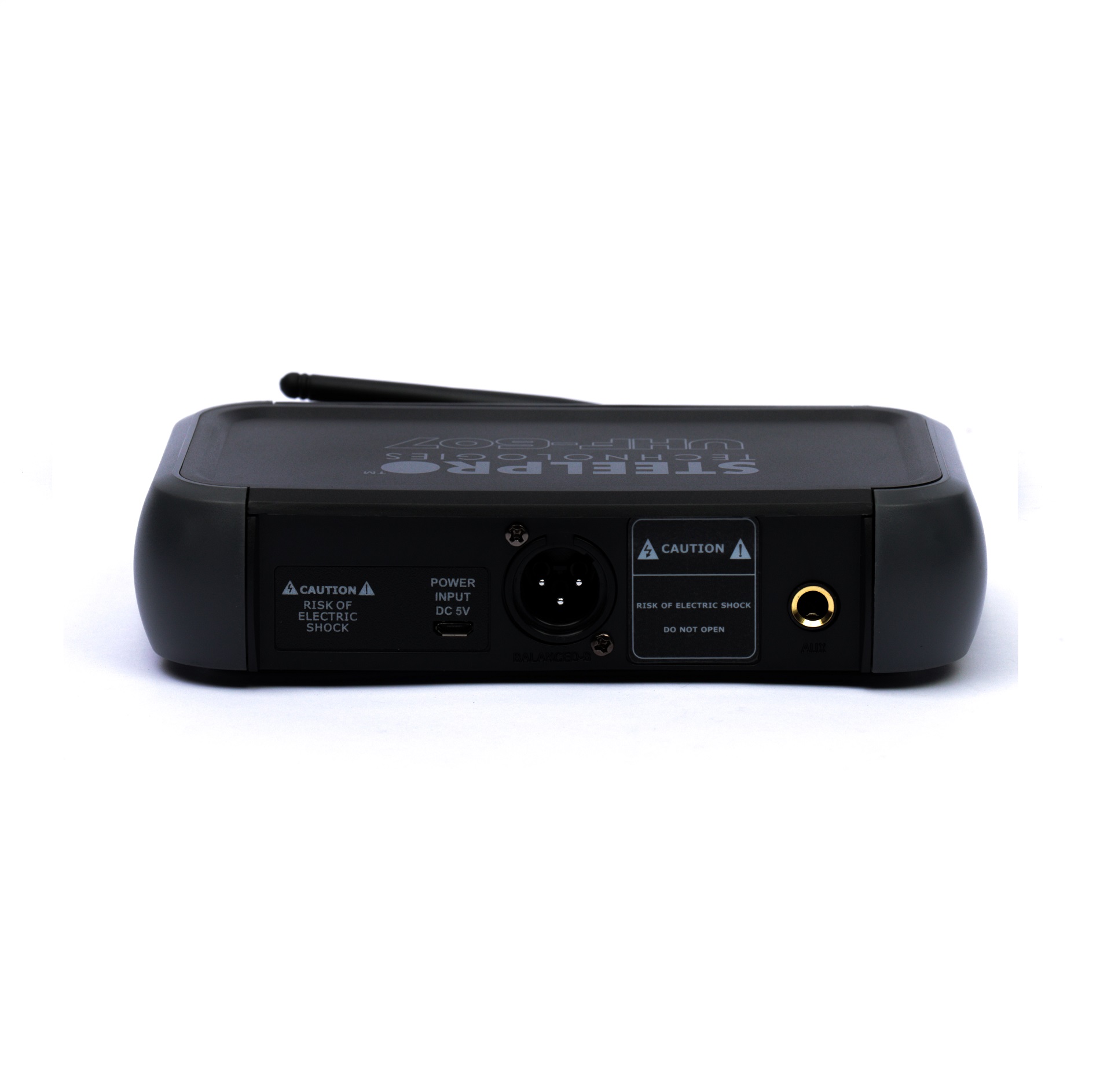 Steelpro - Micrófono Profesional - Inalambrico - Uhf-607 Color Negro