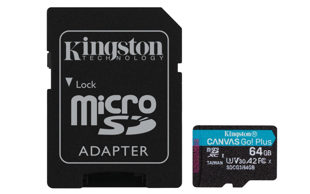 Memoria Flash Kingston Canvas Go! Plus, 64GB