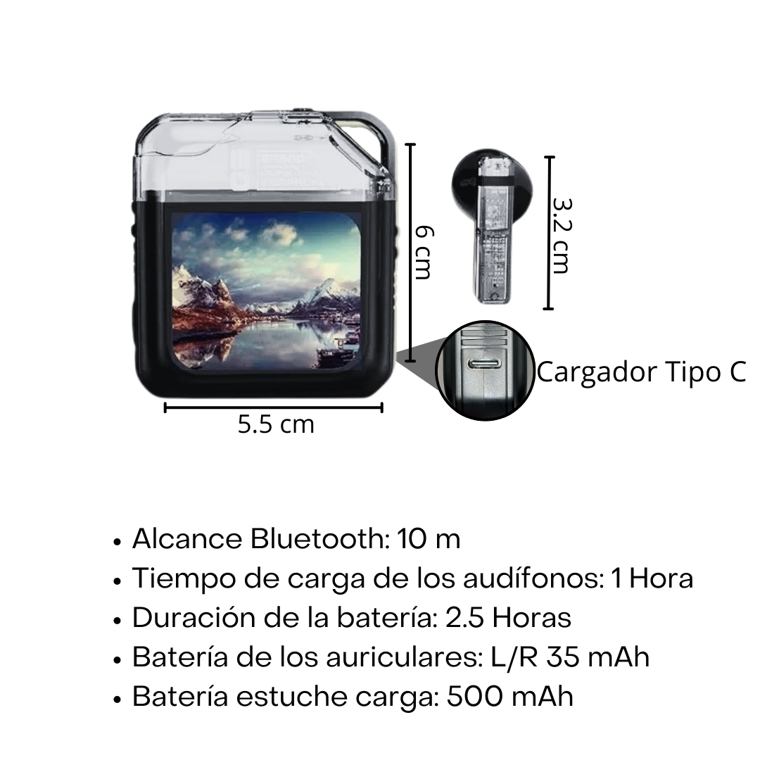 Audífonos Inalámbricos S10 Pro Negro