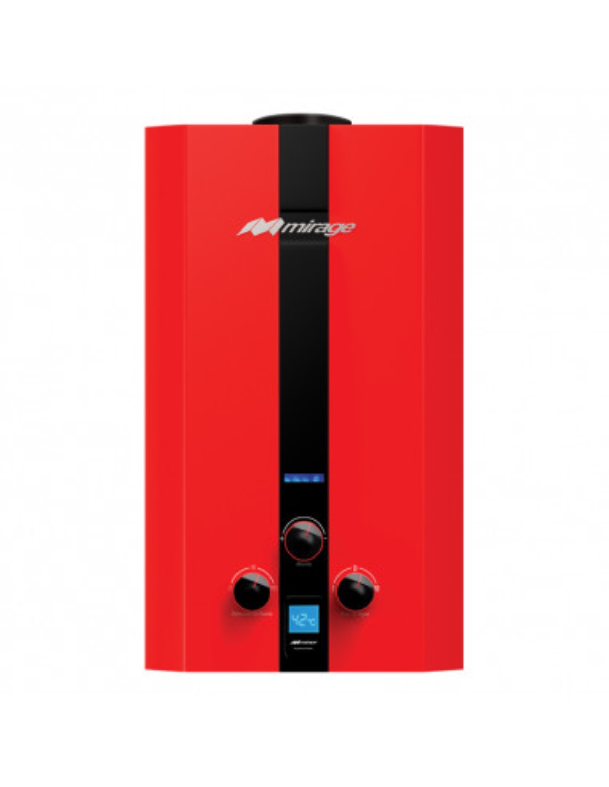 Calentador de Agua Mirage MBF06ZC Flux Gas Natural 1 Servicio Rojo 2 Años Garantía C/Fábrica ENDY5