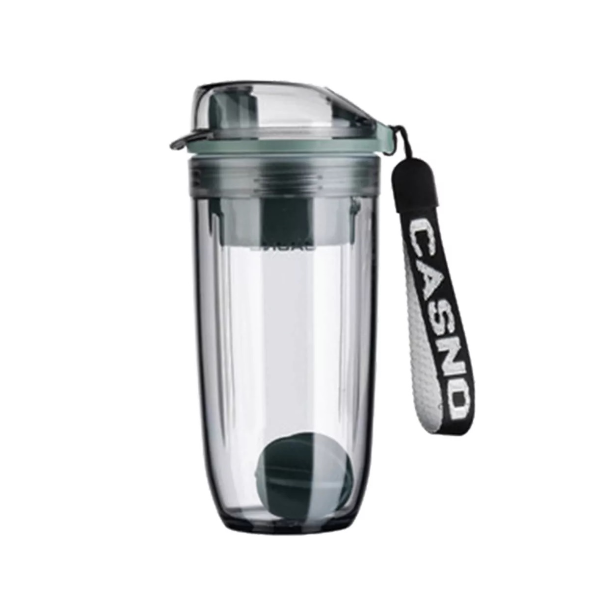 Proteina Shaker Gym Mezcladora Productos Deportivos 400ml Gris
