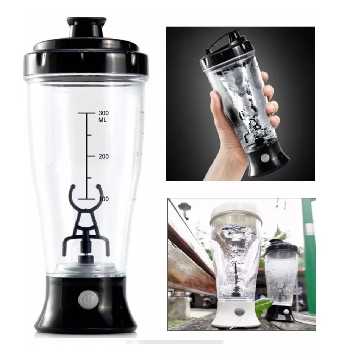Vaso Mezclador Eléctrico De Proteínas Para Gimnasio