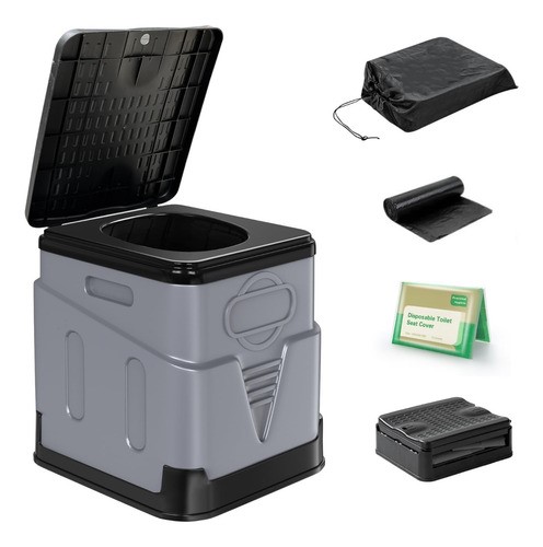 Plegable Portátil Para Al Aire Libre Escusado Sanitario W.c