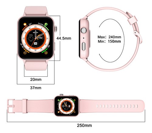 Reloj Inteligente Mujer, Smartwatch, Llamada, Asistente Voz